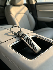 Llavero de Cuero Personalizado en 3D con Diseño de Coche, Colgante para Llaves, Regalo para BMW, Mercedes-Benz, Audi, VW, Alta Calidad - Product Image 1