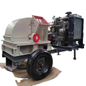 Công Suất Lớn Gỗ Các Bản Ghi Chi Nhánh Máy Nghiền Để Làm Mùn Cưa Di Động Diesel Điện Gỗ Hammer Mill Máy Nghiền - Product Image 1