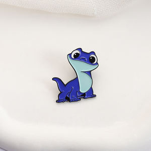 Милые синие эмалевые значки-броши в виде ящериц, очаровательные фигурки рептилий, милые питомцы, нагрудные значки, ювелирные украшения, подарки для друзей - Product Image 3