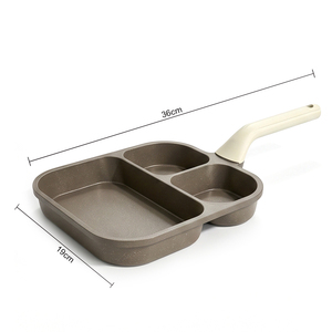 Sartén para Huevos RAF R.2545 de 19x23cm con Fondo Plano y 3 Zonas de Cocción, Antiadherente, Fácil de Limpiar, para Estufas de Gas, Eléctricas, Vitrocerámicas, Halógenas e Inducción - Product Image 5