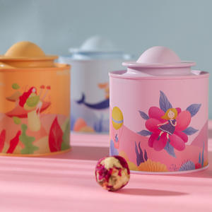 Cadeau de thé chinois très vendu dans des emballages personnalisés Thé Pu'er et fleurs thé en fleurs en forme de boule mélangée dans des paquets cadeaux - Product Image 6