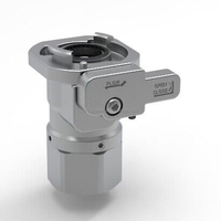 KRES FF9-25-B Vanne à boisseau sphérique à double verrouillage raccords à déconnexion rapide utilisés dans le remplacement du refroidissement liquide des centres de données pour FD83