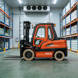 Montacargas Eléctrico de Cuatro Ruedas Pequeño de 4 Toneladas, Apilador Contrapesado sin Patas, con Batería y Puerta <span class=keywords><strong>para</strong></span> Levantar y Cargar - Product Image 2