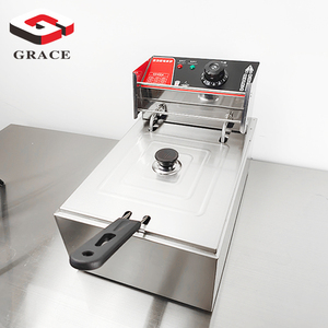 <span class=keywords><strong>Friteuse</strong></span> électrique double panier en acier inoxydable <span class=keywords><strong>220V</strong></span>, nouvelle, équipement de cuisine professionnel pour hôtels - Product Image 6