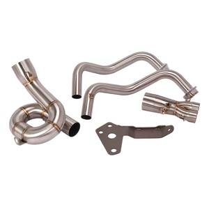 Передняя выхлопная труба для мотоцикла для YAMAHA R7 MT07 FZ07 TRACER 7GT <span class=keywords><strong>XSR</strong></span> 700X TRIBUTE - Product Image 3