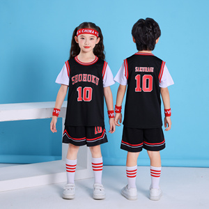 Snel drogende, ademende kinderbasketbalshirts, basketbaluniformen, hot press, Traes Joeles, Thaise kwaliteit, groothandel, korte mouwen - Product Image 4