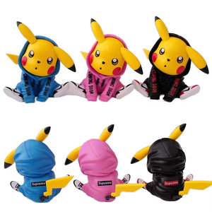 Nouvelle arrivée Pokemoned Figure à la mode Suprême-me Pika-chu Action Figure Ornements Jouet - Product Image 1