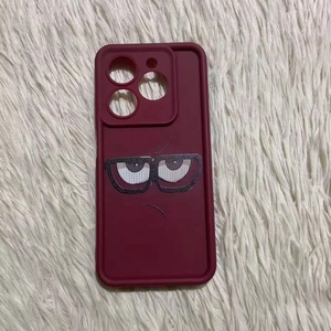 Per iPhone 15 14 13 Candy TPU Cover del telefono antiurto per Samsung A25 M34 Design di tendenza felice e arrabbiato espressioni del telefono - Product Image 4