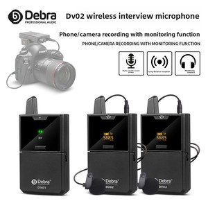 Piccolo ape C in metallo senza fili Lavalier microfono a condensatore interviste all'aperto Live Streaming Video Shooting per fotocamera DSLR telefono - Product Image 2