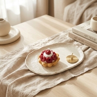 Handgemaakte bloeivormige eiertaart geurkaars van sojawas, fruitdessert crème aromatherapie kaars voor verjaardag, koffieshop cadeaus