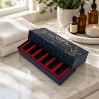 Boîte cadeau en papier rigide de luxe certifiée FSC BSCI, boîte d'emballage personnalisée imprimée pour la vente au détail d'huiles essentielles