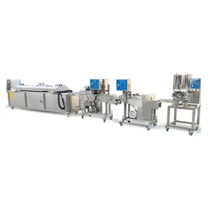 Máquina de processamento de carne para hambúrguer, linha de produção de hambúrgueres, máquina para fazer nuggets de frango