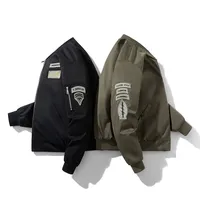Blouson Bomber Homme LAYENNE de Haute Qualité, Style Universitaire Tendance Hiver avec Broderie Lettres Baseball