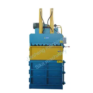 Vertical Double Cylinder Waste OCC Cardboard PET Bottle Baler Machine