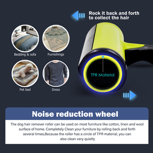 Wiederverwendbarer Tierhaarentferner-Rollerpinsel zur Hunde- und Katzenfellreinigung - Product Image 3
