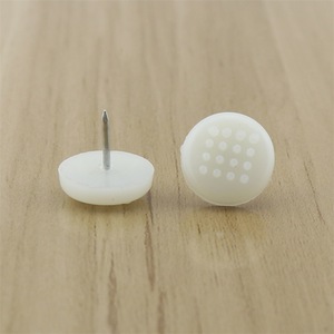 Haidibosi Furniture Felt <b>Pad</b> Plastic Anti-Slip <b>Chair</b> Table Legs Base Nails White Brown - Product Image 4