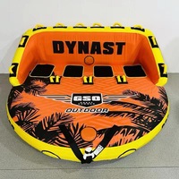 Bateau gonflable tractable Nova ROCKET 3 pour 3 personnes, en nylon/PVC, capacité 100-500 kg, pour ski nautique et tubing