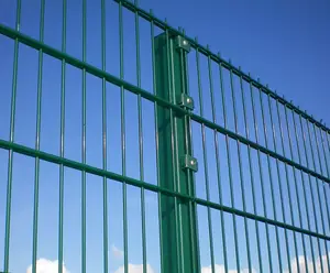 La clôture écologique conçoit le grillage jumeau 8/6/8 doubles panneaux de barrière de grillage