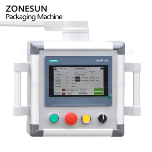 Machine de remplissage et de scellage automatique ZONESUN ZS-FS350Y-2 à servomoteur, double voie, 4 côtés, pour sachets de pâte, shampoing, lotion, liquide et huile - Product Image 2