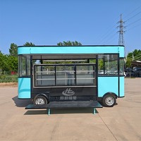 Food Pod Électrique Homologué pour la Circulation Routière, Camion-Cuisine Mobile avec Batterie au Lithium, Enveloppement Personnalisé Intégral et Conception 3D Gratuite