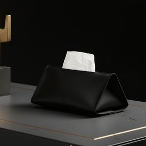 Pu Rectangle Holder Elegant Leather Facial Paper Dispenser Tissue Box Cover for <b>Car</b> <b>Table</b> - Product Image 4