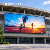 Écran d'affichage LED publicitaire extérieur de grande taille 8000 Nits pour DOOH Street