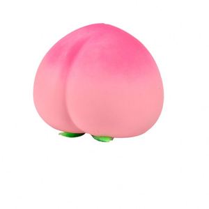 Nouveaux jouets anti-stress souples et moelleux en forme de pêche à presser - Product Image 5