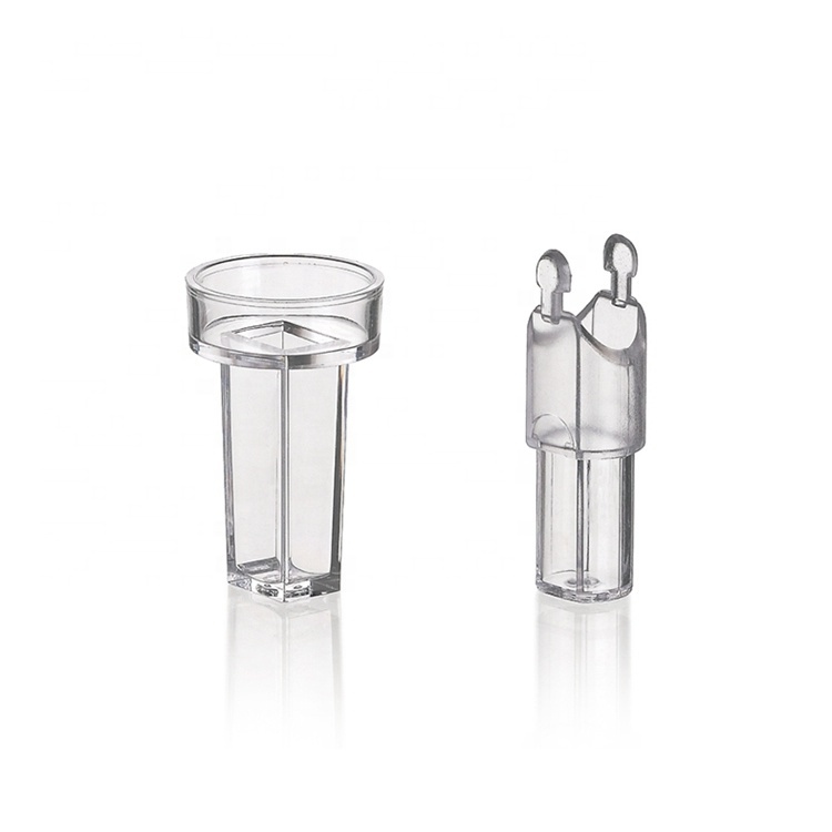Plastic reaction cuvette for Perlong coagulometer