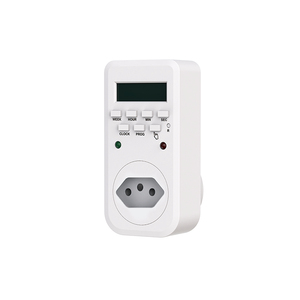 Minuteur numérique portable du <span class=keywords><strong>Brésil</strong></span> avec batterie rechargeable intégrée, synchronisation précise à 1 seconde, prise de synchronisation 10A pour ventilateur de refroidissement - Product Image 1