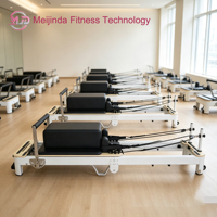 Reformer de Pilates pliable en alliage d'aluminium avec cadre réglable - Équipement de Pilates portable et durable pour usage domestique Cadillac Pilates