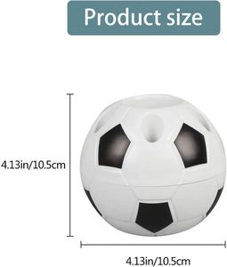 Porte-stylos en plastique en forme de ballon de football, pot de papeterie de bureau pour étudiants, fournitures de bureau, cadeau promotionnel, vente en gros - Product Image 2