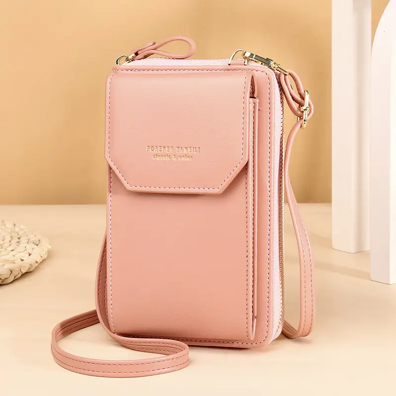 Hot Selig Crossbody Cell Phone Shoulder Bag Cellphone Bag Fashion Daily Use Card Holder Mini Shoulder Bag for Women Wallet
