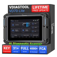 Actualización Gratuita del Escáner de Diagnóstico de Sistema Completo VDIAGTOOL VD70Lite, Dispositivo de Diagnóstico Automotriz, Herramienta de Programación de Llaves, 31+ Funciones de Reinicio