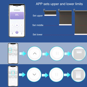 SZMYQ Smart Home Application automatique télécommande 25mm WiFi moteur de store tubulaire 0.8Nm - Product Image 3