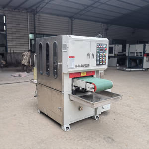 Ponceuses à bande large de 400mm Machines d'ébavurage pour tôles découpées au laser Équipement de polissage des métaux - Product Image 2