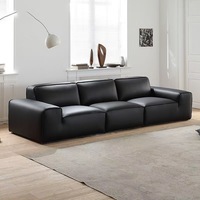 Canapé de bureau moderne en cuir PU, ensemble modulaire sectionnel, confortable, pour hôtel et salon, usage commercial – Vente chaude