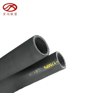 Manguera de goma personalizada manguera industrial de goma hidráulica trenzada/tubo