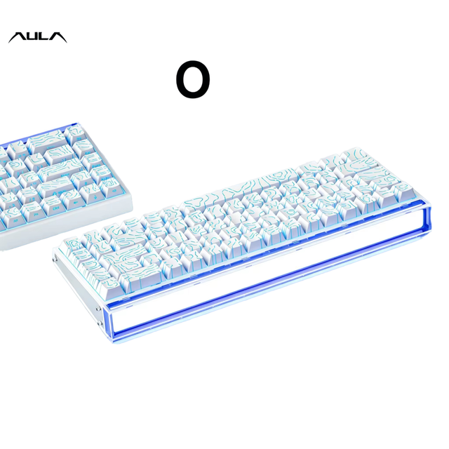 AULA HERO 68HE AIR INSTOCK 3-Mode Magnetic Switch RGB Backlit USB Type-C Gaming Keyboard&Mouse E-sport Custom Keyboard