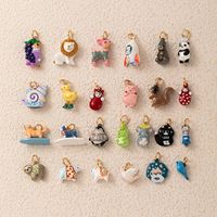 Hongtong AC-390 Novedad: Encantadores dijes de animales (conejo, cerdo) de moda y delicados, ¡gran éxito de ventas! Ideales para la creación de collares DIY.