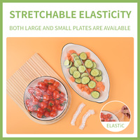 Couverture élastique jetable de film alimentaire de qualité alimentaire pour le stockage des emballages alimentaires pour le réfrigérateur.