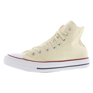 Chaussures unisexes Converse All Star Hi, baskets en toile blanches naturelles - Product Image 1