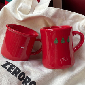 Wholesales Classic 11oz Ceramic Mug Custom Red Coffee Mug for Promotion - Product Image 3