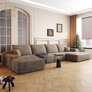 Sofá Modular en Forma de L sin Estructura, Sofá Moderno para Sala de Estar con Compresión al Vacío, Muebles con Chaise Longue Ancha - Product Image 1