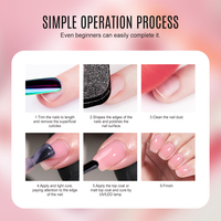 Base en caoutchouc hydratante et brillante Westink HTT 2026 pour nail art, vernis à ongles en gel à retirer par trempage