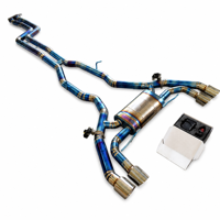 Tuyaux d'échappement Valvetronic Catback en titane pour BMW X3M F97 X4M F98 S58 3.0T avec commande à distance et embouts personnalisés