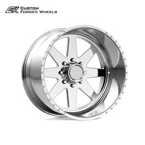 Rueda de Aluminio Forjado de Alta Resistencia para Camiones, Mecanizada por CNC, Brillante, de 20, 22, 24 y 26 Pulgadas, OEM, Todoterreno, Rueda Individual - Product Image 1