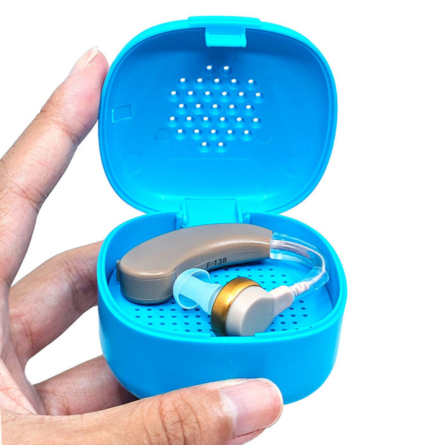 Pocket Version of Hearing Aid Accessories Electronic Drying Box DC Power Supply Earphone Dehumidification Storage Box