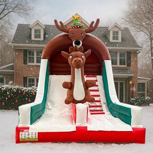 Castillos Inflables Comerciales con Tobogán en Venta, Casa de Brinco con Tobogán, Castillo Hinchable con Tobogán para Niños - Product Image 1