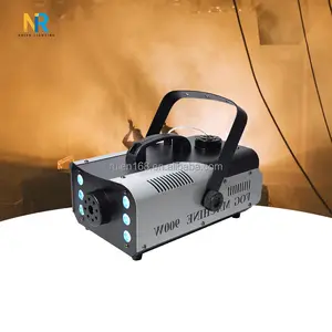 Diskon besar-besaran pabrik mesin kabut RGB 900W pengendali jarak jauh nirkabel DMX mesin kabut rendah led