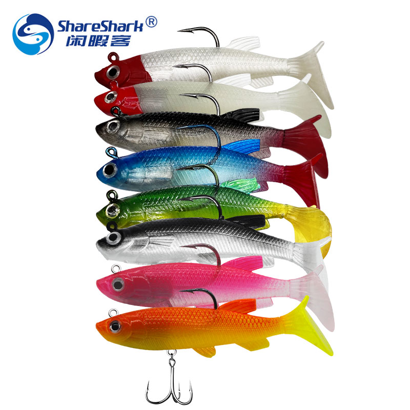 carp fishing artificial lures Soft Fishing Lure Wobbler Swimbait Silicone Isca Artificial Bait Carp  Fishing Lead Jig Fish Pesca 13g/